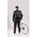Roll top backpack-TROIKA BLACK ROLL TOP