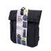 Roll top backpack-TROIKA BLACK ROLL TOP