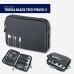 Cable organizer-TROIKA BLACK TECH POUCH 2