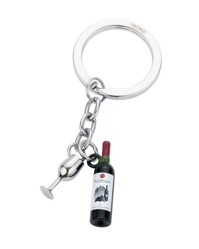 Keyring-TROIKA BORDEAUX