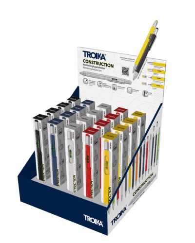 Multitasking ballpoint pen-CONSTRUCTION Multitasking ballpoint pen-CONSTRUCTION