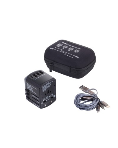 Travel adapter set-TROIKA WORLD TRAVEL ADAPTER